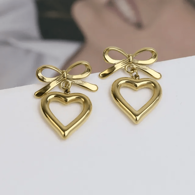 ES-272 – 18k Gold Plated Stainless Steel Tarnish Free Waterproof Female Jewellery
