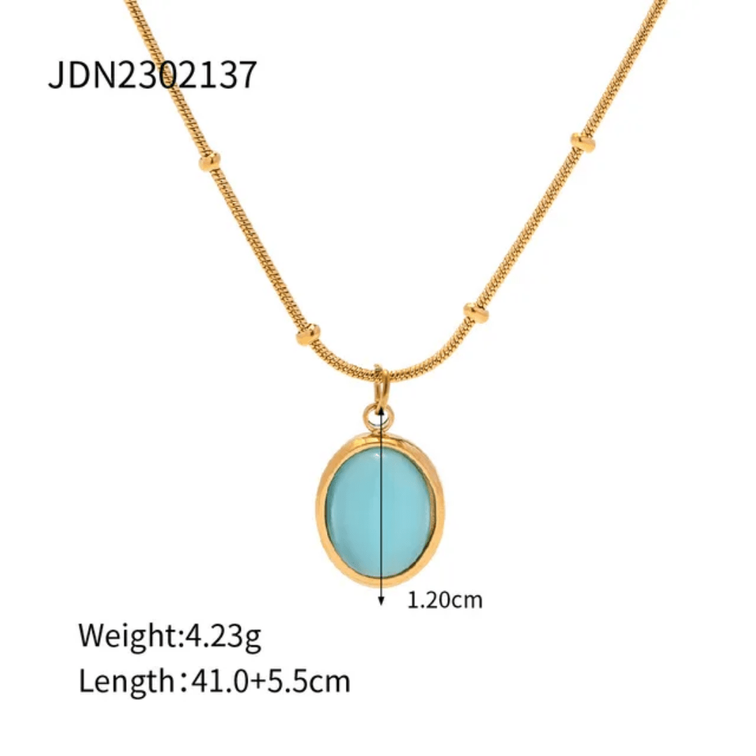 C-199 – 18k Gold Plated Stainless Steel Tarnish Free Waterproof Female Jewellery