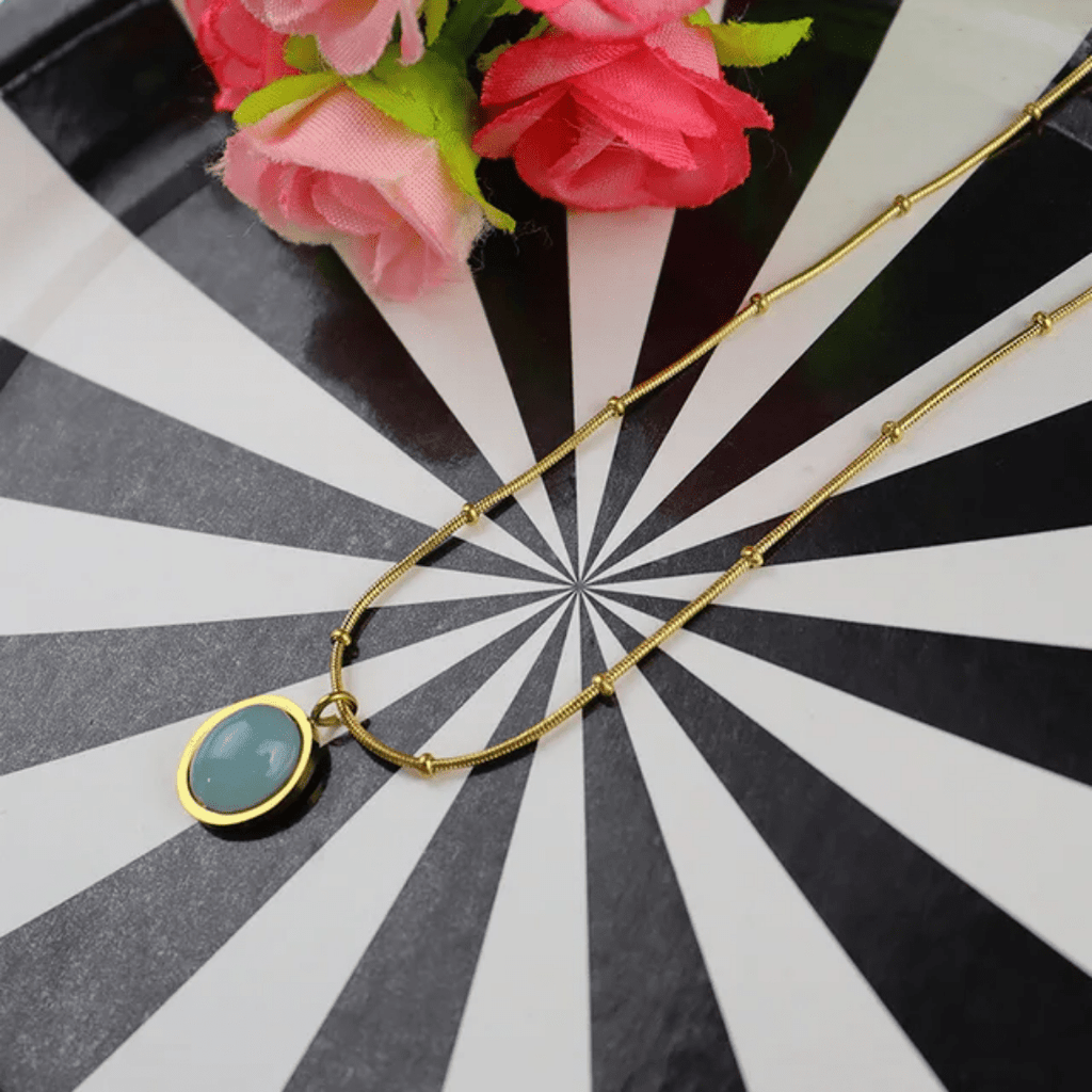 C-199 – 18k Gold Plated Stainless Steel Tarnish Free Waterproof Female Jewellery