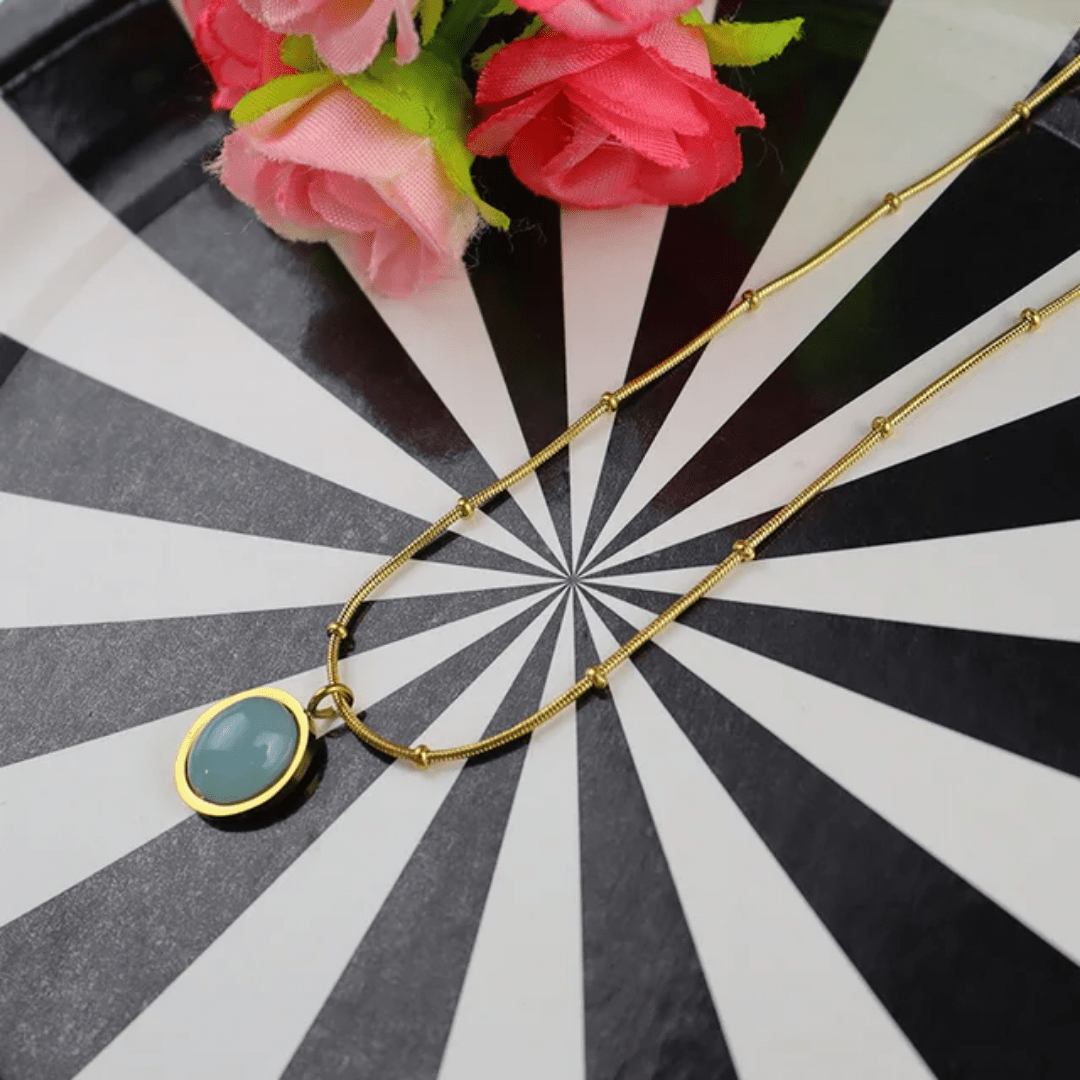 C-199 – 18k Gold Plated Stainless Steel Tarnish Free Waterproof Female Jewellery