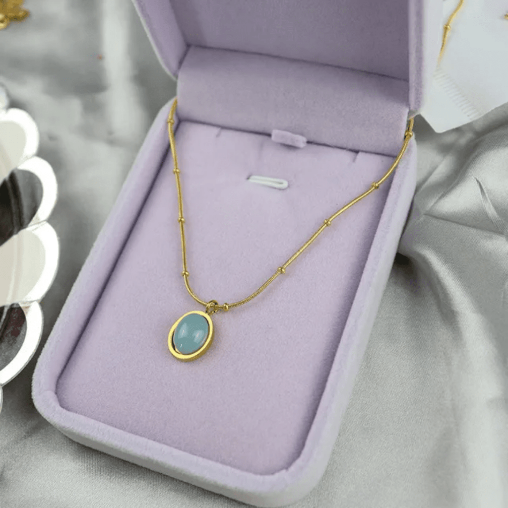 C-199 – 18k Gold Plated Stainless Steel Tarnish Free Waterproof Female Jewellery