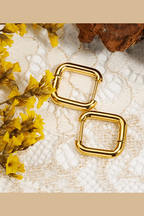 ES-278-18k Gold Plated Stainless Steel Tarnish Free Waterproof Female Earrings