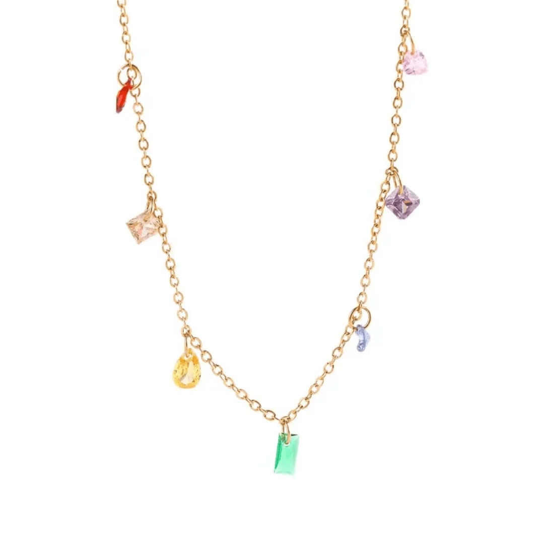 C-214 – 18k Gold Plated Stainless Steel Tarnish Free Waterproof Female Jewellery