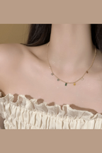 C-214 – 18k Gold Plated Stainless Steel Tarnish Free Waterproof Female Jewellery