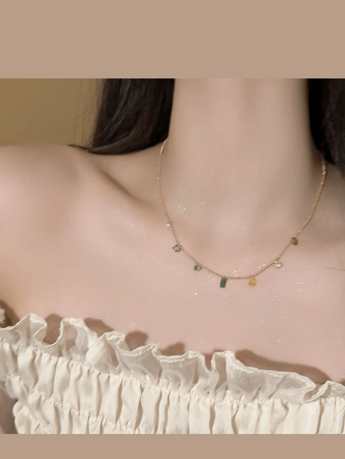 C-214 – 18k Gold Plated Stainless Steel Tarnish Free Waterproof Female Jewellery