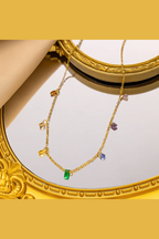 C-214 – 18k Gold Plated Stainless Steel Tarnish Free Waterproof Female Jewellery