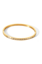 B-48 white – 18k Gold Plated Stainless Steel Tarnish Free Waterproof Female Jewellery