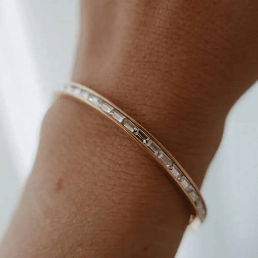 B-48 white – 18k Gold Plated Stainless Steel Tarnish Free Waterproof Female Jewellery
