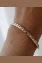 B-48 white – 18k Gold Plated Stainless Steel Tarnish Free Waterproof Female Jewellery