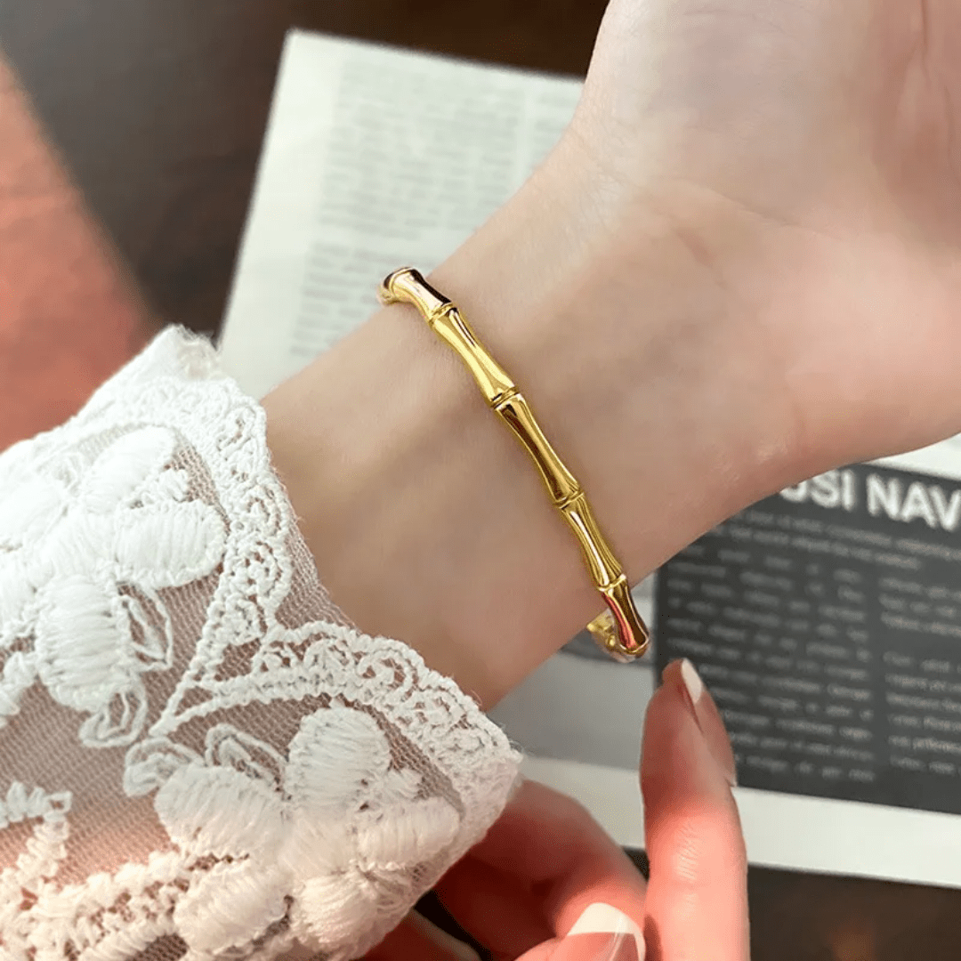 B-96 – 18k Gold Plated Stainless Steel Tarnish Free Waterproof Female Jewellery