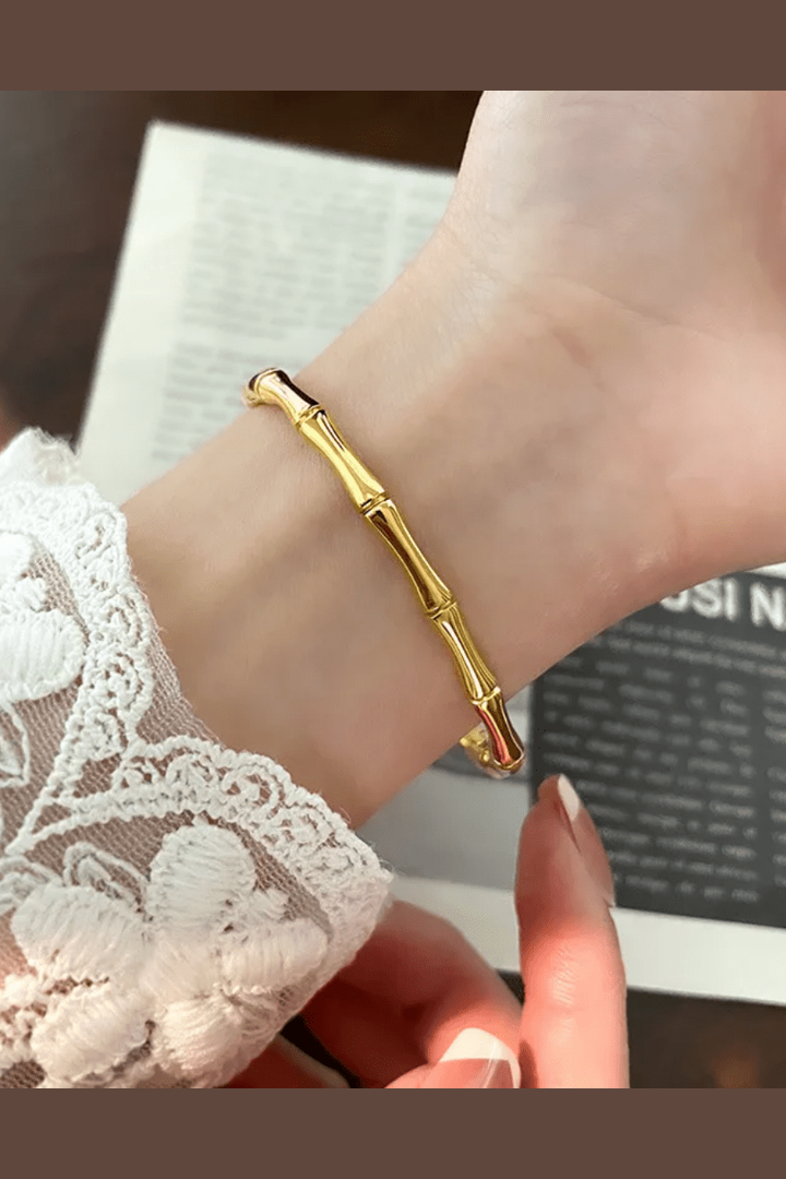 B-96 – 18k Gold Plated Stainless Steel Tarnish Free Waterproof Female Jewellery