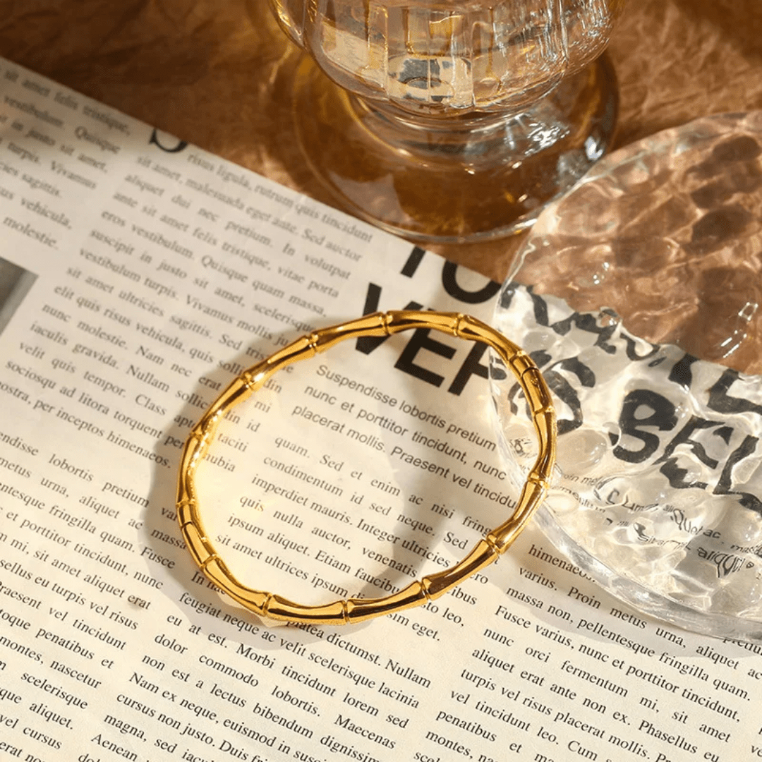 B-96 – 18k Gold Plated Stainless Steel Tarnish Free Waterproof Female Jewellery