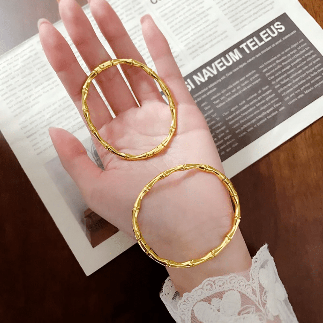 B-96 – 18k Gold Plated Stainless Steel Tarnish Free Waterproof Female Jewellery