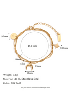 B-80 – 18k Gold Plated Stainless Steel Tarnish Free Waterproof Female Jewellery