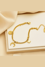 B-80 – 18k Gold Plated Stainless Steel Tarnish Free Waterproof Female Jewellery