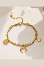 B-80 – 18k Gold Plated Stainless Steel Tarnish Free Waterproof Female Jewellery