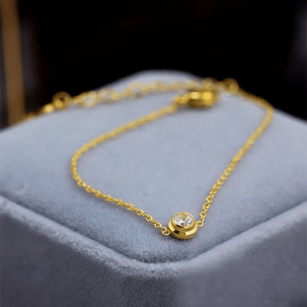 B-92 – 18k Gold Plated Stainless Steel Tarnish Free Waterproof Female Jewellery