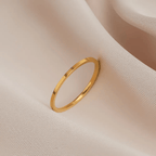 R-135 SIZE-6,7,8 AVAILABLE 18k Gold Plated Stainless Steel Tarnish Free Waterproof Female Jewellery