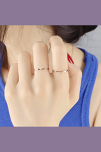 R-136 SIZE-6,7,8 AVAILABLE 18k Gold Plated Stainless Steel Tarnish Free Waterproof Female Jewellery