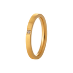 R-139 SIZE-6,7,8 AVAILABLE 18k Gold Plated Stainless Steel Tarnish Free Waterproof Female Jewellery Like