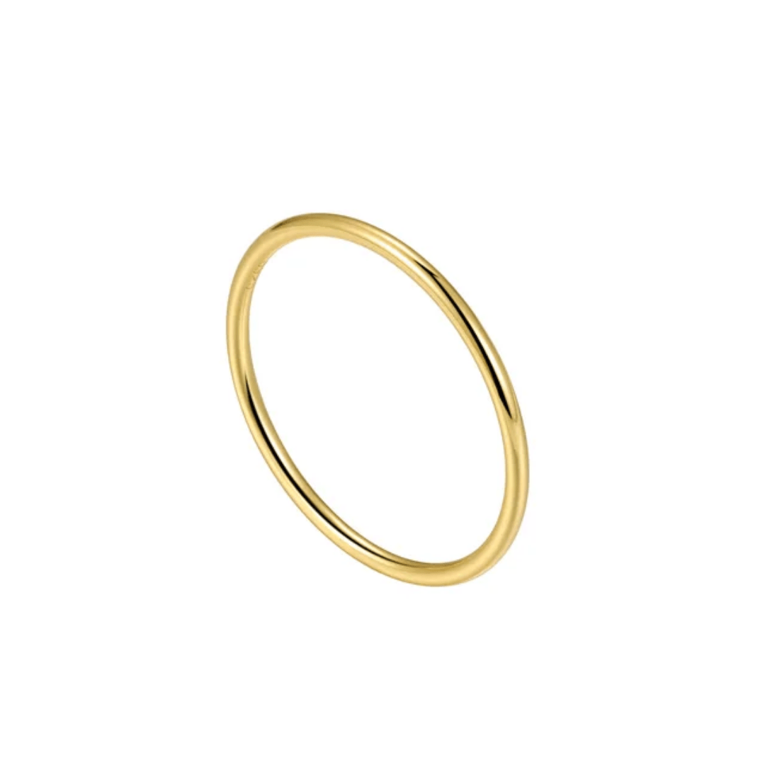 R-140 SIZE-6,7,8 AVAILABLE 18k Gold Plated Stainless Steel Tarnish Free Waterproof Female Jewellery