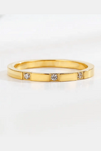 R-141 SIZE-6,7,8 AVAILABLE 18k Gold Plated Stainless Steel Tarnish Free Waterproof Female Jewellery