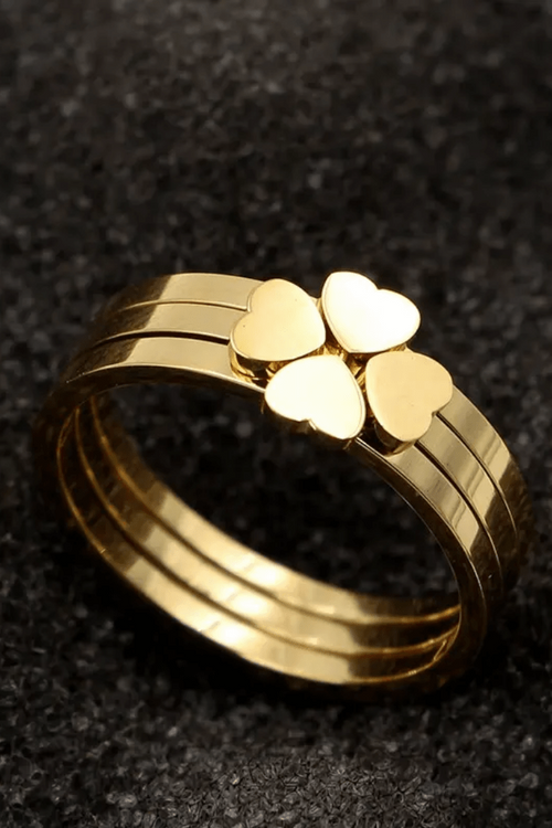 R-143 SIZE-6,7,8 AVAILABLE 18k Gold Plated Stainless Steel Tarnish Free Waterproof Female Jewellery