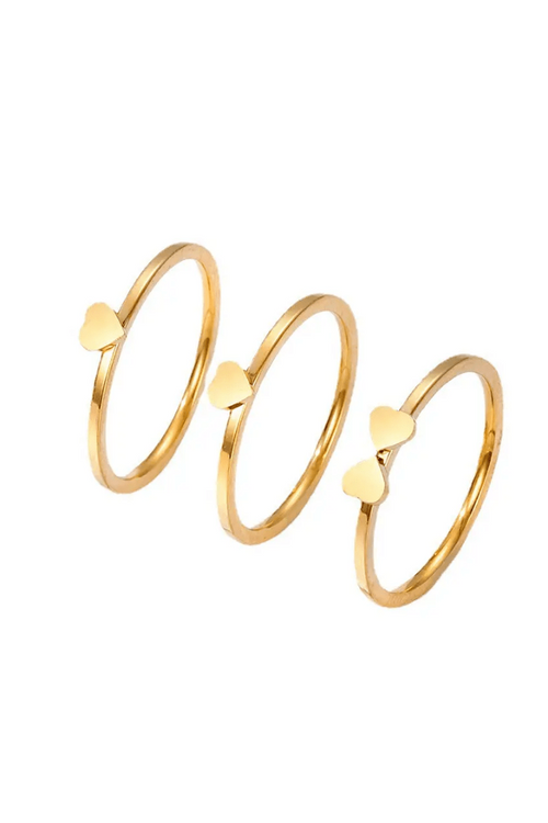 R-143 SIZE-6,7,8 AVAILABLE 18k Gold Plated Stainless Steel Tarnish Free Waterproof Female Jewellery