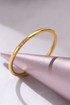 R-146 SIZE- 8 AVAILABLE 18k Gold Plated Stainless Steel Tarnish Free Waterproof Female Jewellery Copy