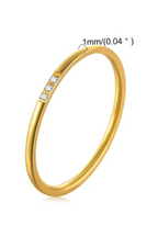 R-146 SIZE- 8 AVAILABLE 18k Gold Plated Stainless Steel Tarnish Free Waterproof Female Jewellery Copy
