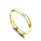R-138 SIZE-7 AVAILABLE 18k Gold Plated Stainless Steel Tarnish Free Waterproof Female Jewellery
