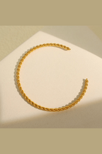 B-100 – 18k Gold Plated Stainless Steel Tarnish Free Waterproof Female bracelet