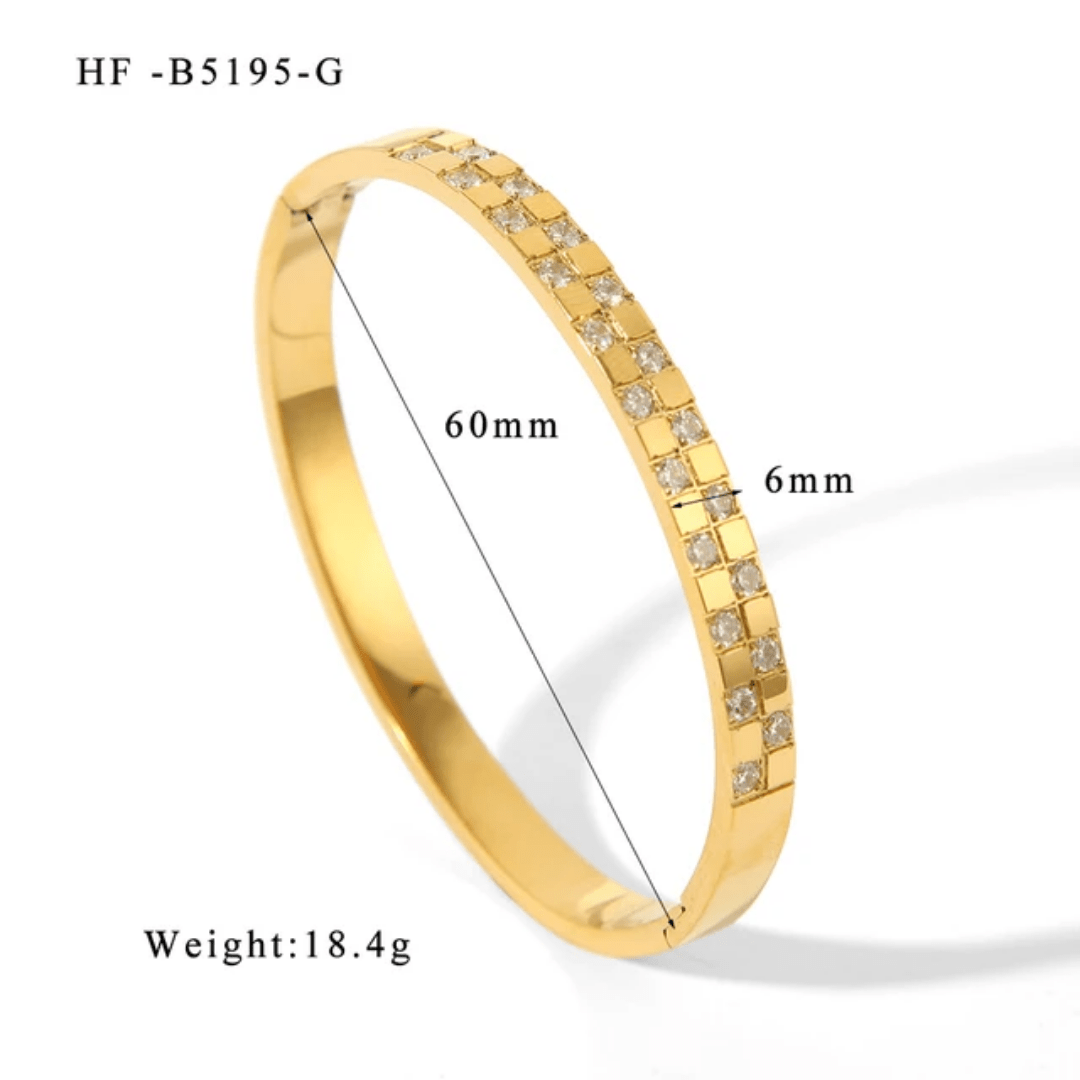 B-102 – 18k Gold Plated Stainless Steel Tarnish Free Waterproof Female Jewellery