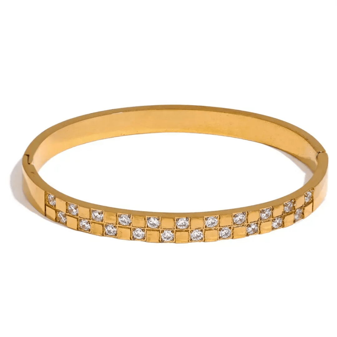 B-102 – 18k Gold Plated Stainless Steel Tarnish Free Waterproof Female Jewellery