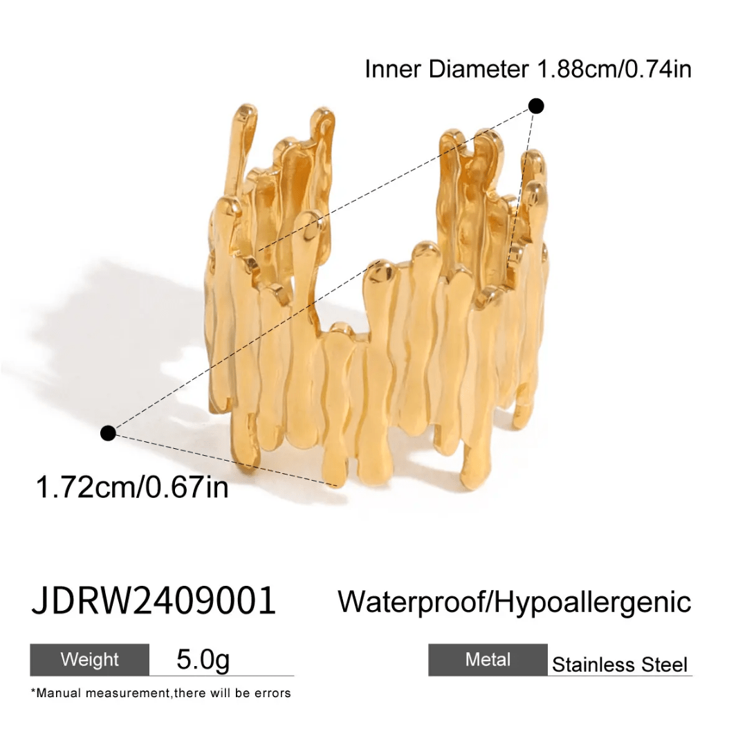 R-148 – 18k Gold Plated Stainless Steel Tarnish Free Waterproof Female Jewellery