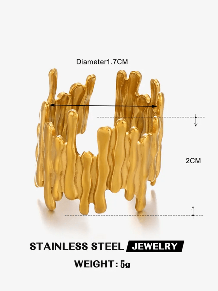 R-148 – 18k Gold Plated Stainless Steel Tarnish Free Waterproof Female Jewellery