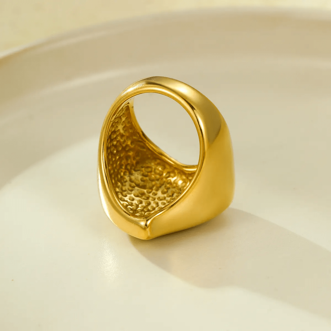 Sonika 18k Gold Plated ring