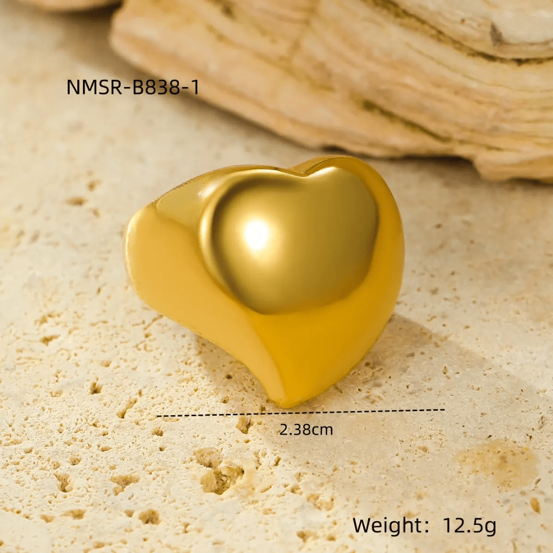 Sonika 18k Gold Plated ring