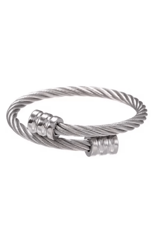 MB-3-SILVER-Stainless Steel Anti Tarnish Waterproof Male Jewellery