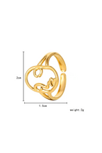 R-152– 18k Gold Plated Stainless Steel Tarnish Free Waterproof Female Jewellery