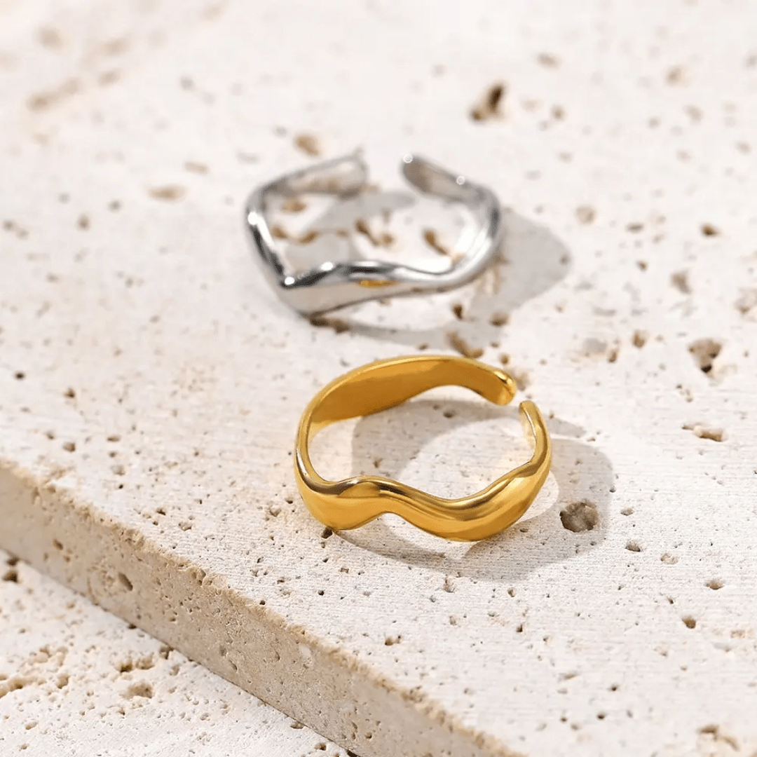 R-151– 18k Gold Plated Stainless Steel Tarnish Free Waterproof Female Jewellery