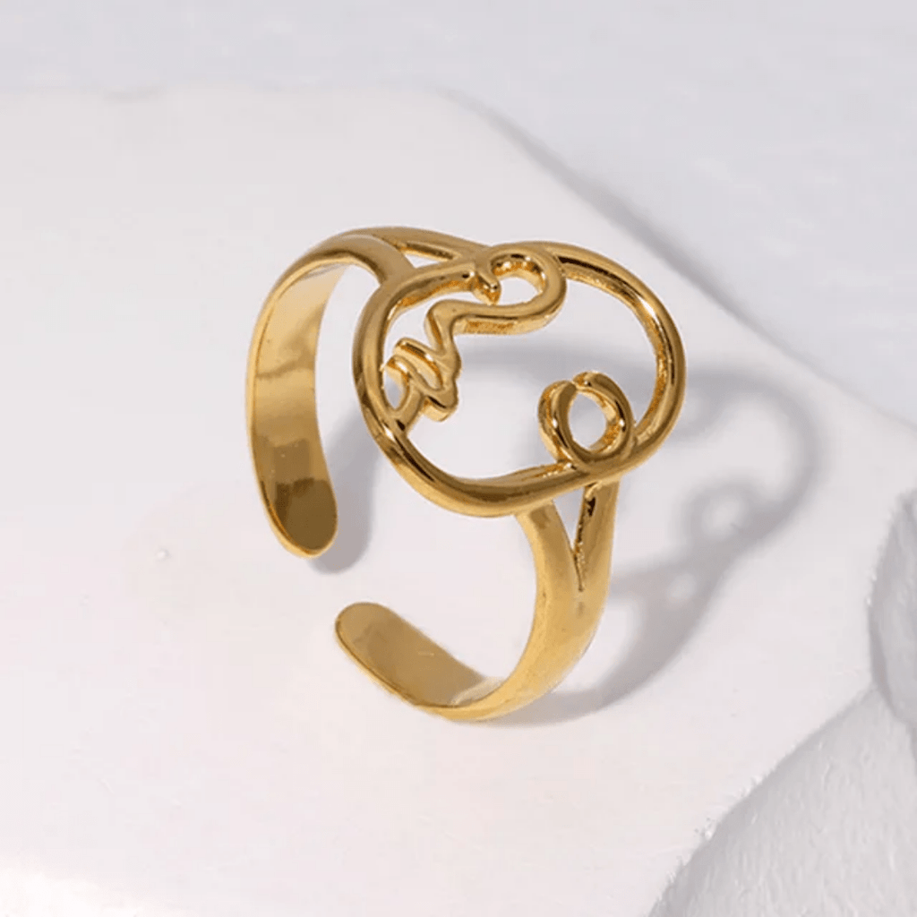R-152– 18k Gold Plated Stainless Steel Tarnish Free Waterproof Female Jewellery