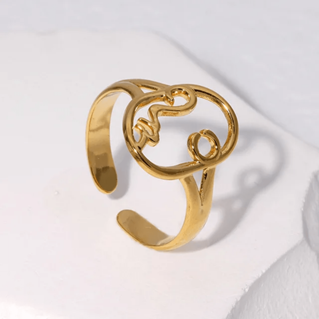 R-152– 18k Gold Plated Stainless Steel Tarnish Free Waterproof Female Jewellery