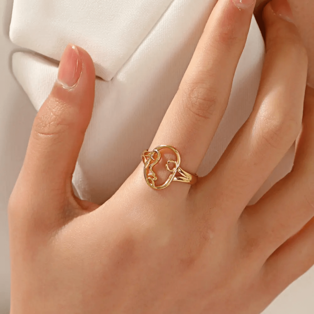 R-152– 18k Gold Plated Stainless Steel Tarnish Free Waterproof Female Jewellery