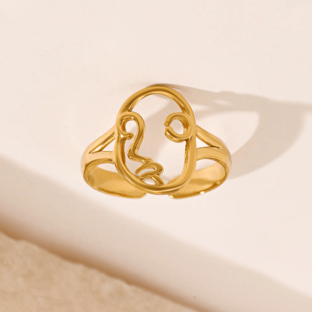 R-152– 18k Gold Plated Stainless Steel Tarnish Free Waterproof Female Jewellery
