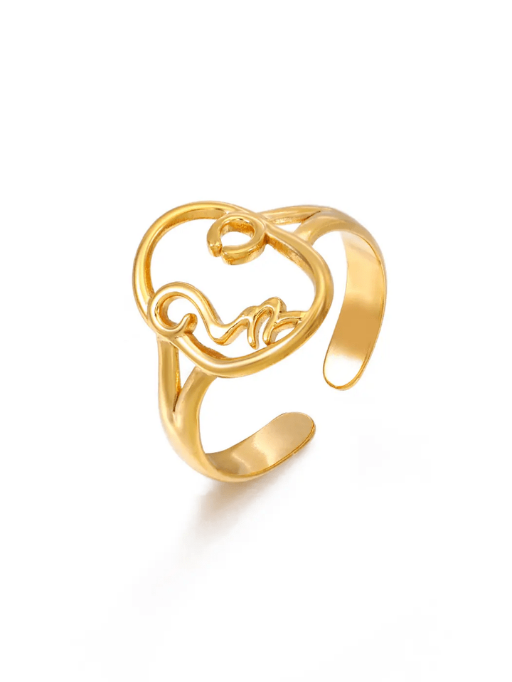 R-152– 18k Gold Plated Stainless Steel Tarnish Free Waterproof Female Jewellery