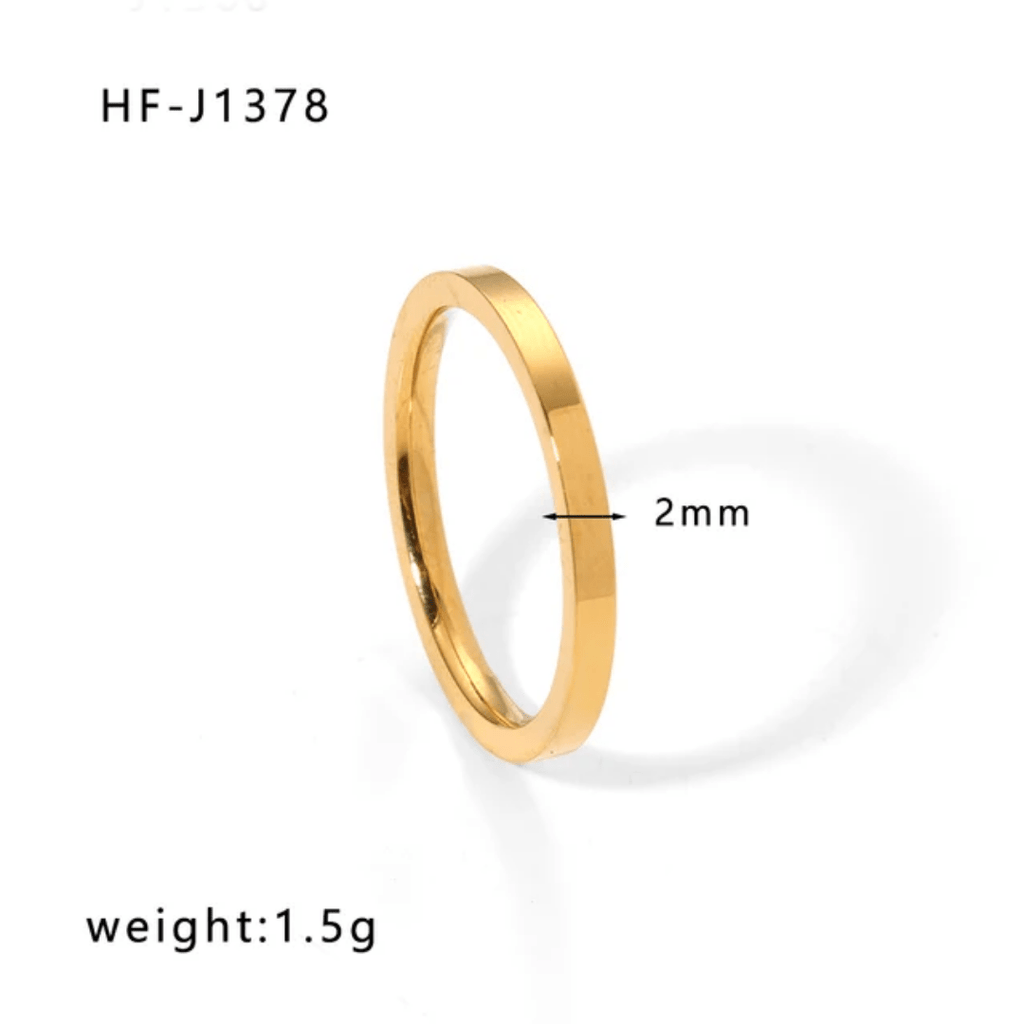 Netal 18k Gold Plated ring