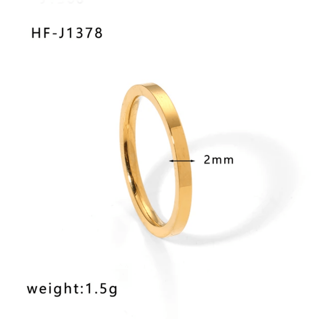 Netal 18k Gold Plated ring