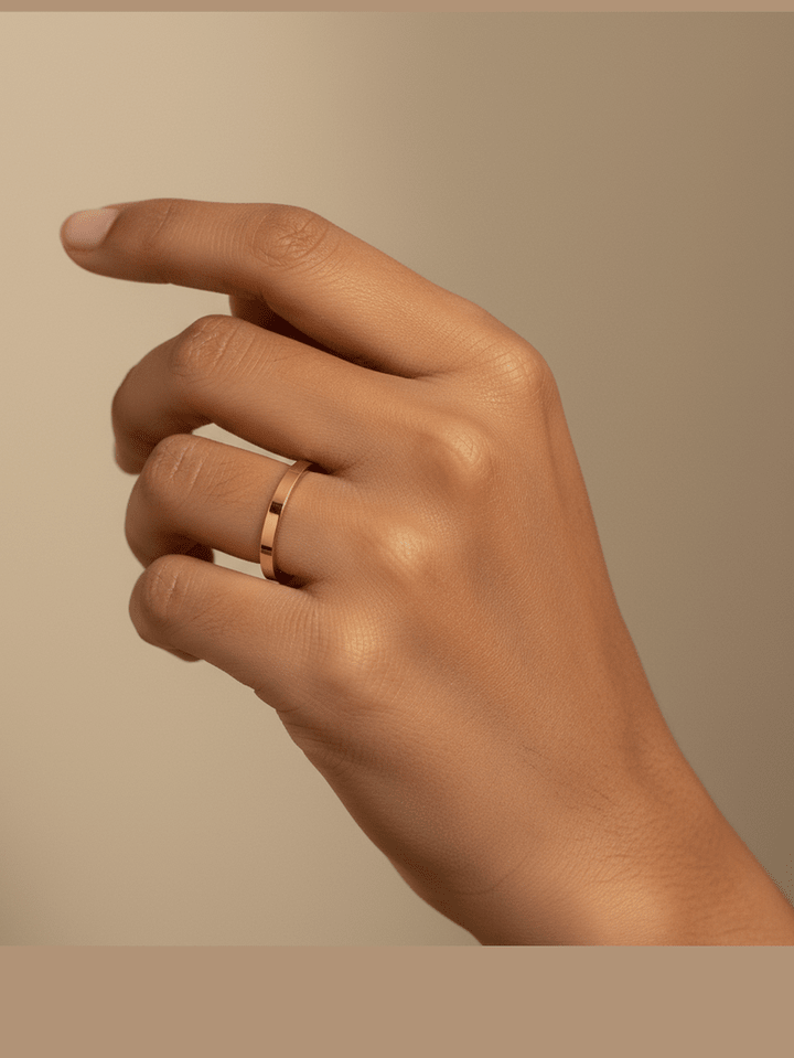 Netal 18k Gold Plated ring