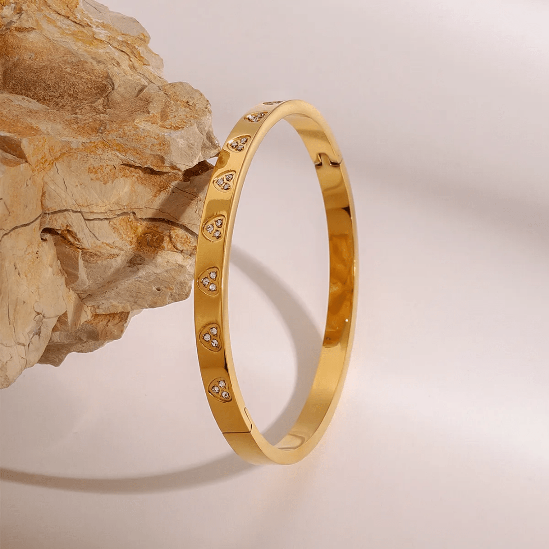 B-108 – 18k Gold Plated Stainless Steel Tarnish Free Waterproof Female Jewellery